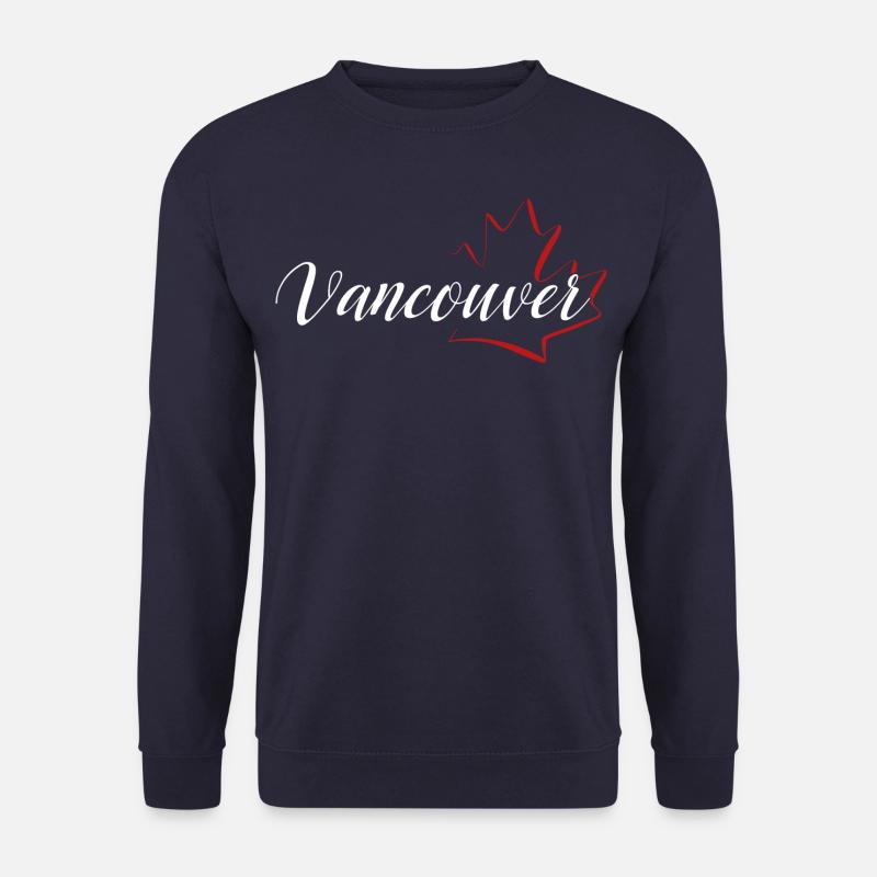 Feuille d'érable de Vancouver - Sweat-shirt Unisexe - marine