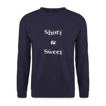 Court et doux - Sweat-shirt Unisexe - marine - Devant - Alina (178cm) & Michal (187cm)