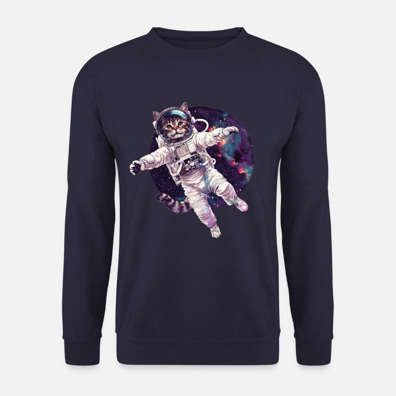 Cat Astronaut - Unisex Sweatshirt - navy