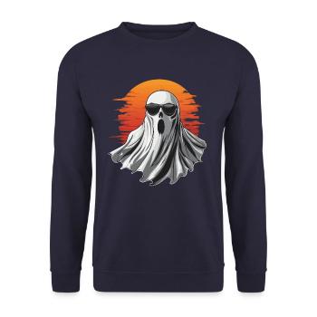 Geist - Unisex Pullover - Navy - Vorne - Alina (178cm) & Michal (187cm)