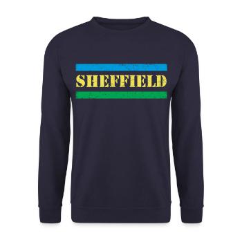 Sheffield - Unisex Pullover - Navy - Vorne - Alina (178cm) & Michal (187cm)