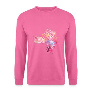 Le sport automobile - Sweat-shirt Unisexe - rose - Devant