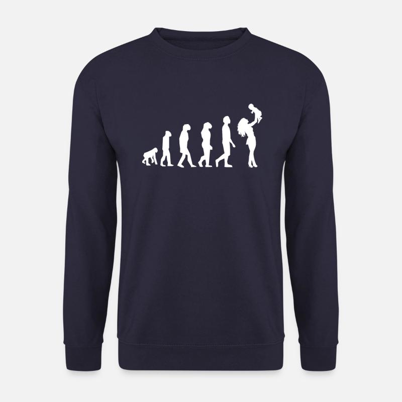 ÉVOLUTION MAMAN - Sweat-shirt Unisexe - marine