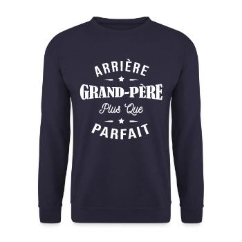 ARRIÈRE GRAND-PÈRE - Sweat-shirt Unisexe - marine - Devant - Alina (178cm) & Michal (187cm)