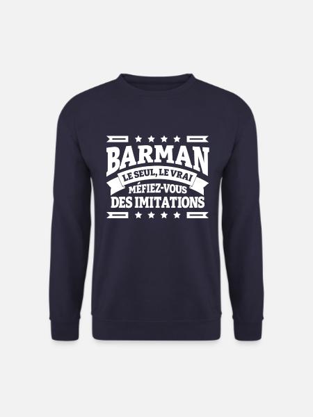 BARMAN - Sweat-shirt Unisexe - marine