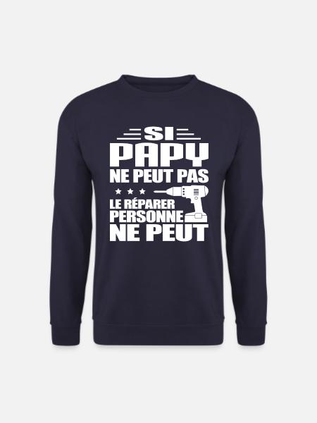 BRICOLAGE - PAPY BRICOLEUR - Sweat-shirt Unisexe - marine