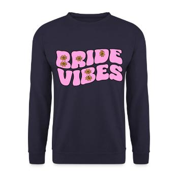 Ambiance de la mariée - Sweat-shirt Unisexe - marine - Devant - Alina (178cm) & Michal (187cm)