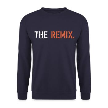 The Remix - Sweat-shirt Unisexe - marine - Devant - Alina (178cm) & Michal (187cm)