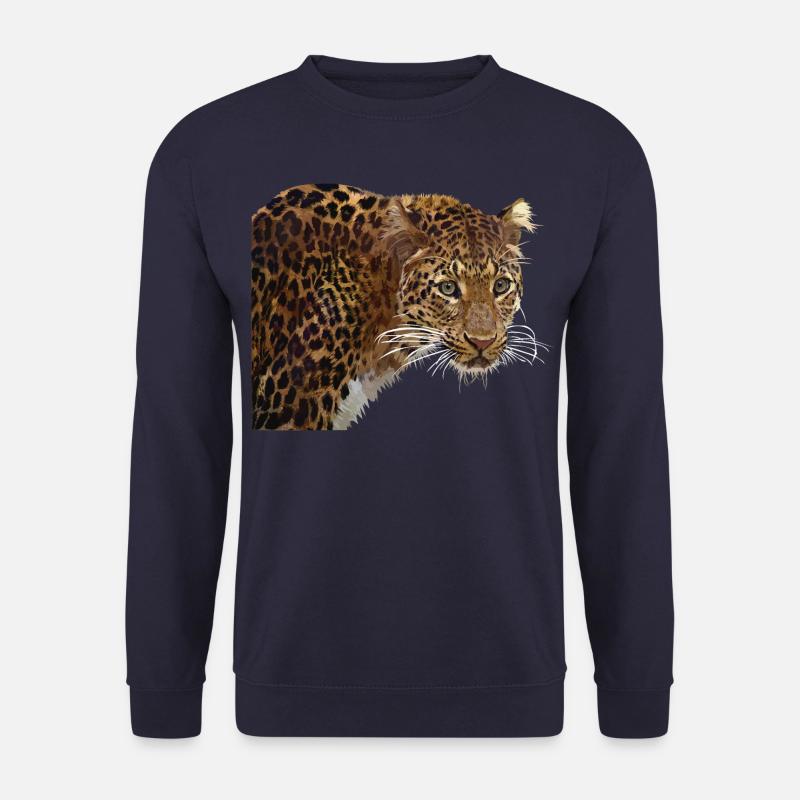 Leopard - Unisex Pullover - Navy
