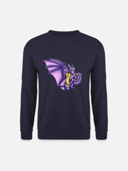 Herbst Lila Drache - Unisex Pullover - Navy