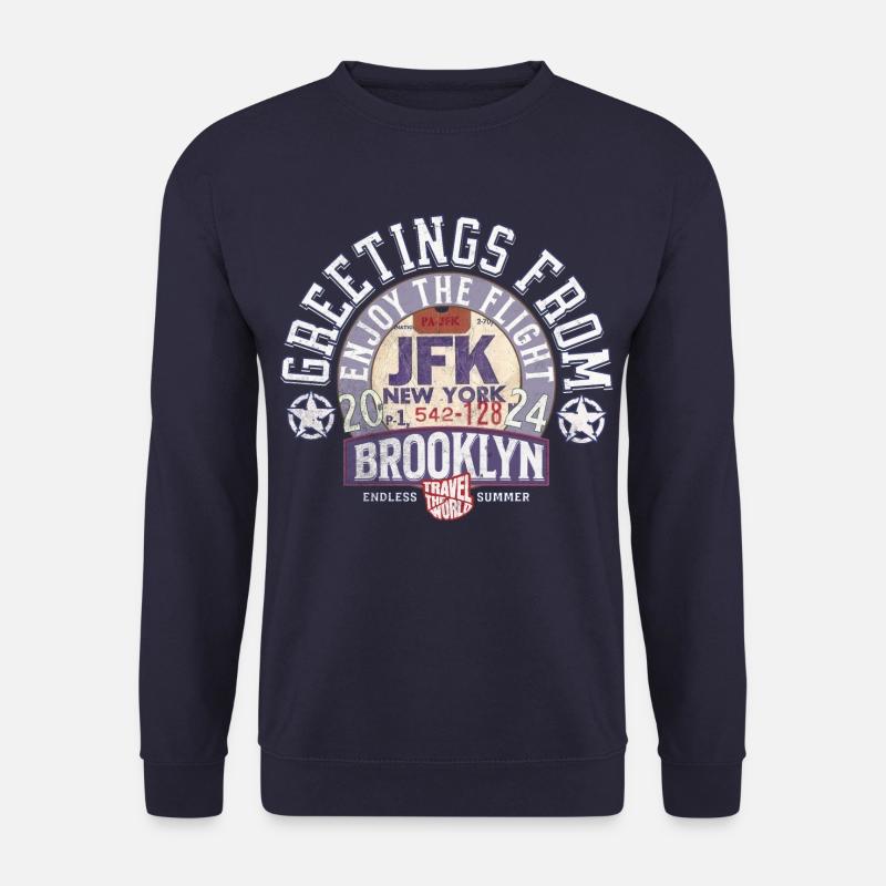 Grüße aus Brooklyn - Unisex Pullover - Navy