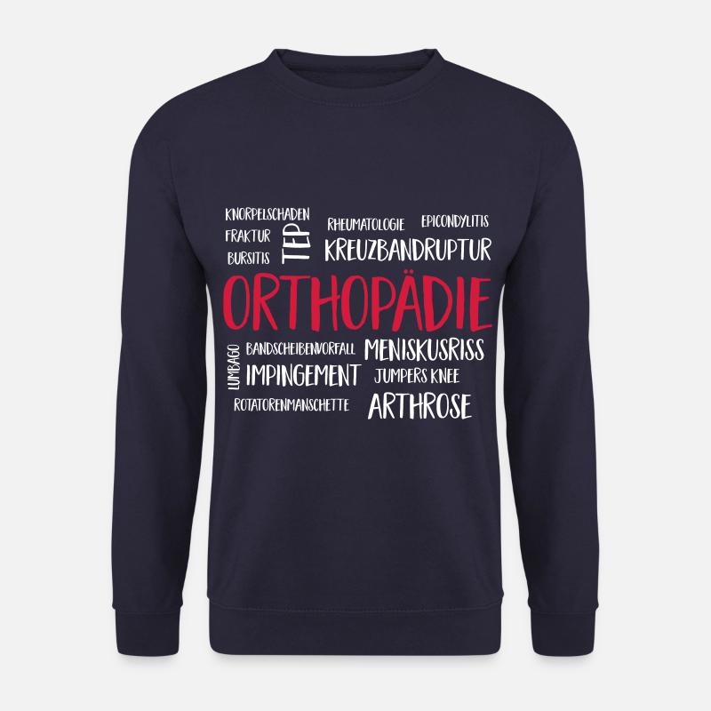 orthopädie cloud - Unisex Pullover - Navy