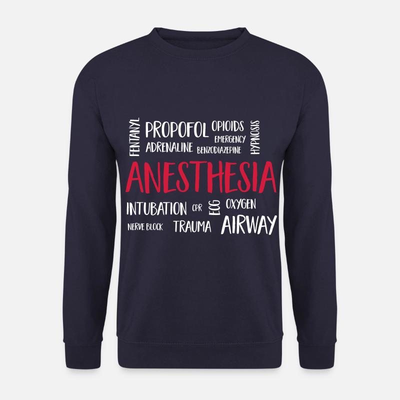 anesthesiaclusterw - Unisex Pullover - Navy