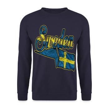 sweden - Sweat-shirt Unisexe - marine - Devant - Alina (178cm) & Michal (187cm)