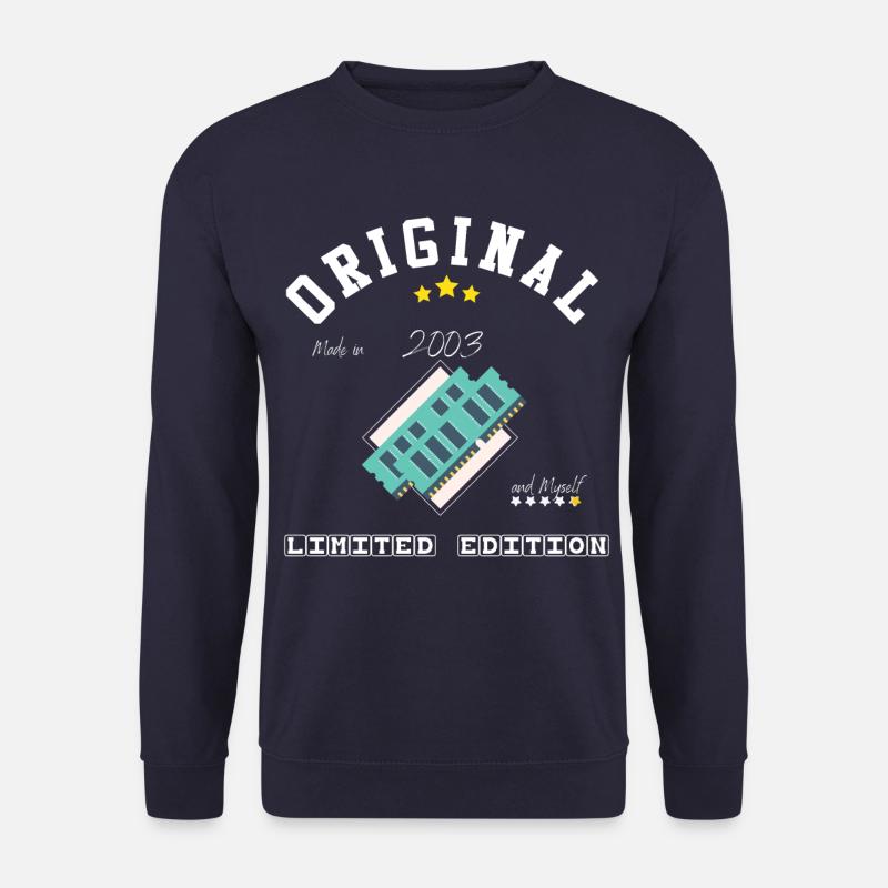 Jahr 2003 - Unisex Pullover - Navy