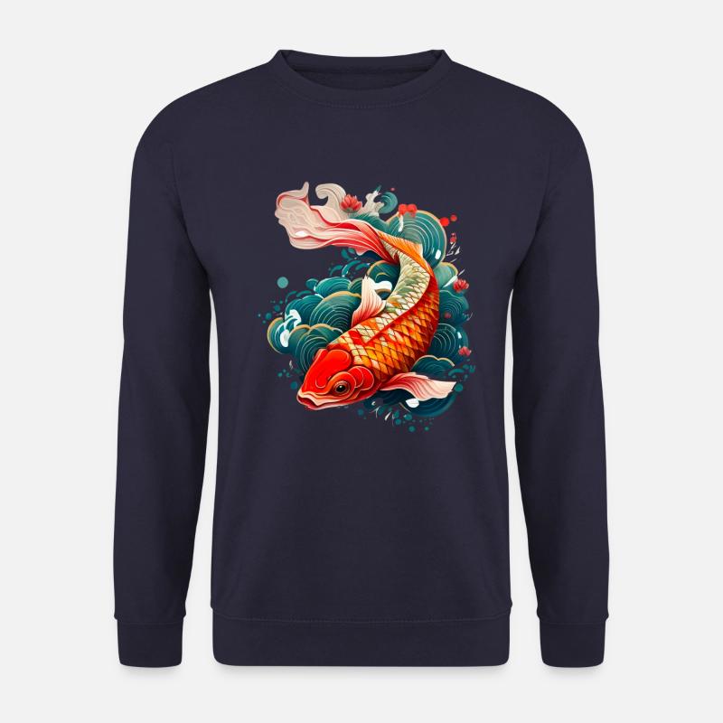 Koi-Karpfen - Japan - Unisex Pullover - Navy