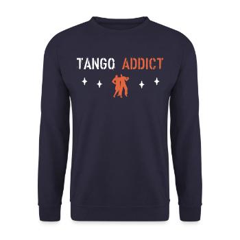 Tango Addict - Unisex Sweatshirt - navy - Front - Alina (178cm) & Michal (187cm)