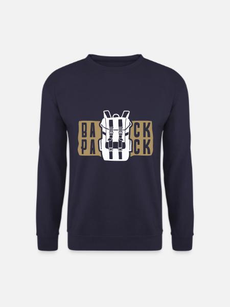 Rucksack, Feiern,Reisen,Fahrradtour.Geschenk.lager - Unisex Pullover - Navy