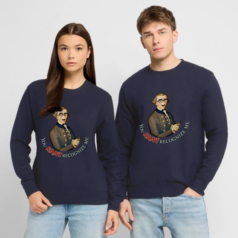 Funny Philosopher: Can't recognize Immanuel Kant Unisex Sweatshirt