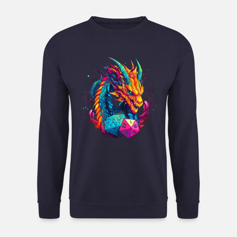 Drachenwürfel V.1 - Unisex Pullover - Navy