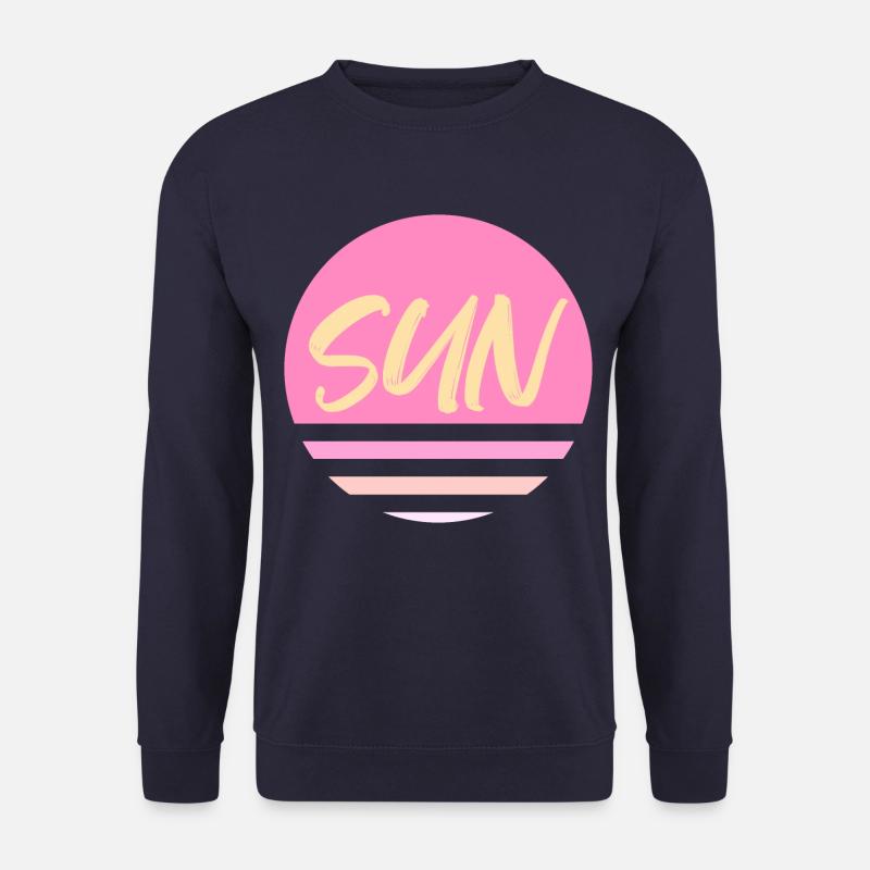 Sonnengelb - Unisex Pullover - Navy