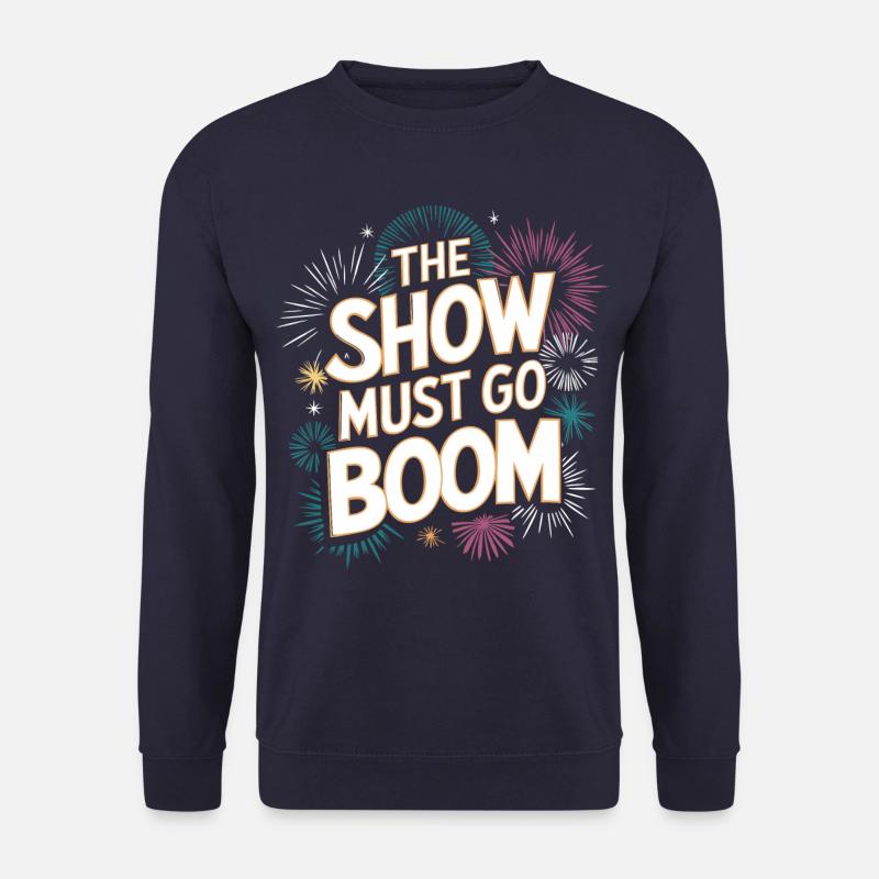Pyrotechnie Feux d’artifice Pyrotechnie - Sweat-shirt Unisexe - marine