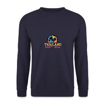 L’équipe de l’équipe de fête en Thaïlande - Sweat-shirt Unisexe - marine - Devant - Alina (178cm) & Michal (187cm)