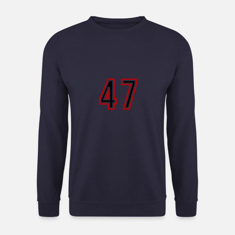 47 Zahl Jahre Trikot - Unisex Pullover - Navy