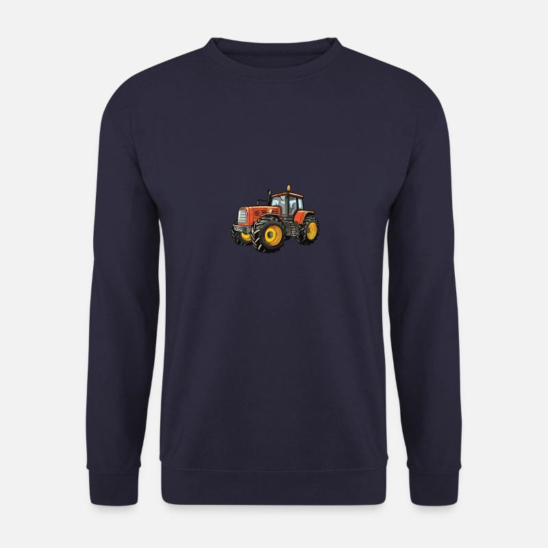 Tractor Farmer Icon - Unisex Sweatshirt - navy