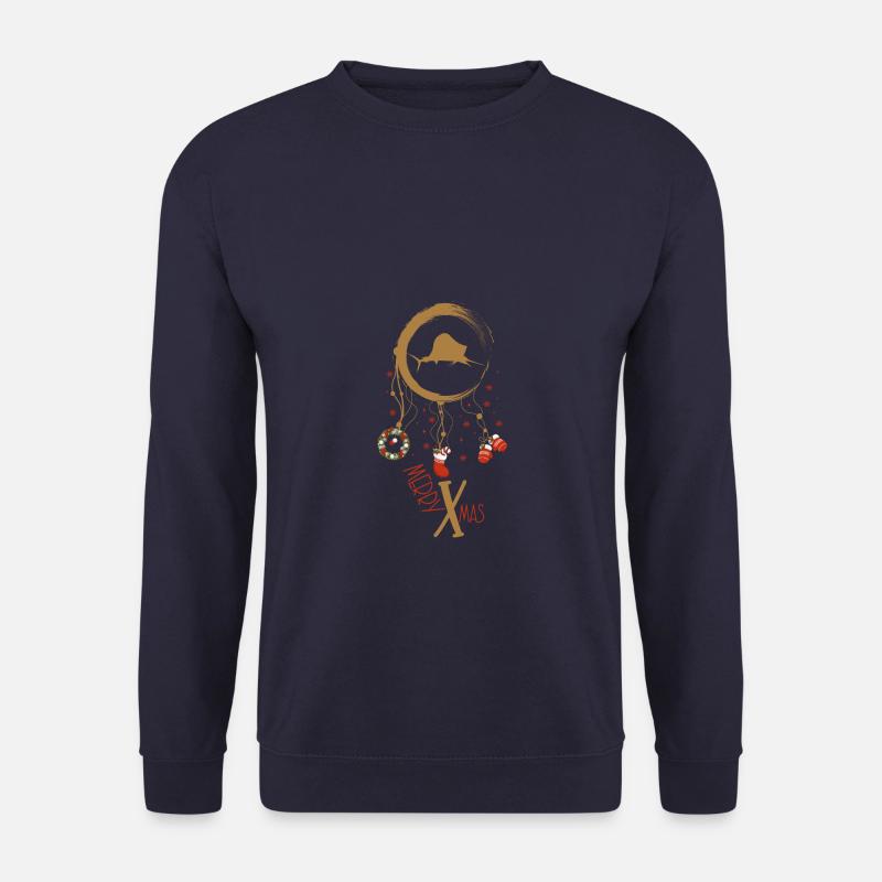 Marlin Weihnachten Weihnachtstraumfänger - Unisex Pullover - Navy