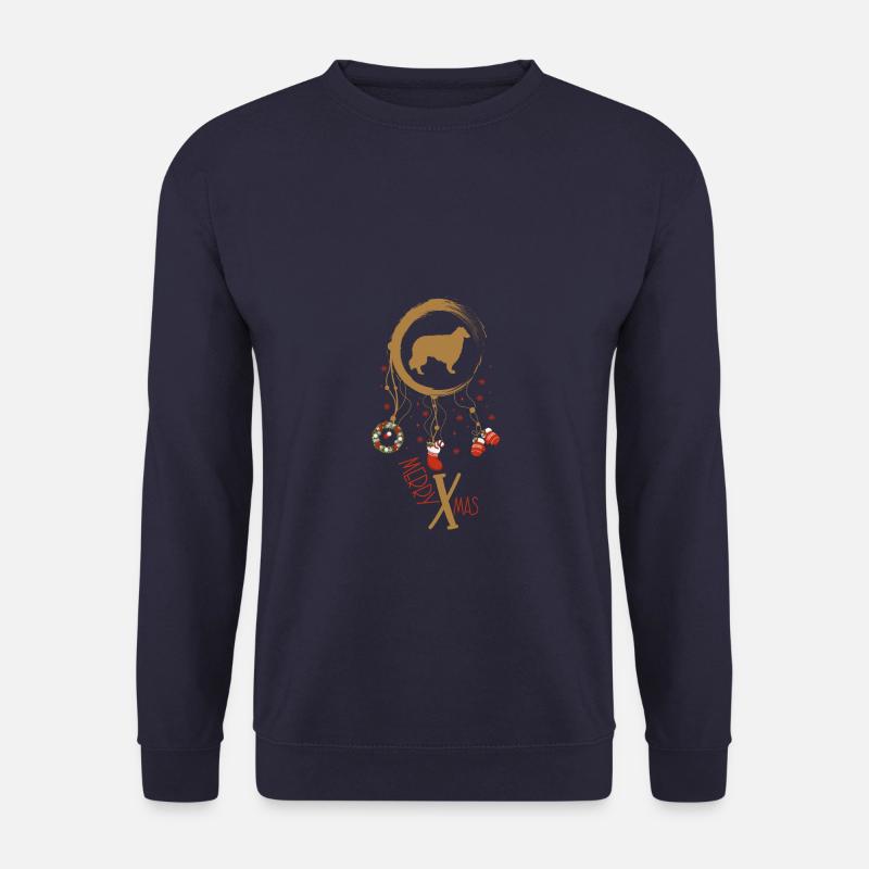 Barsoi Weihnachten Weihnachtstraumfänger - Unisex Pullover - Navy