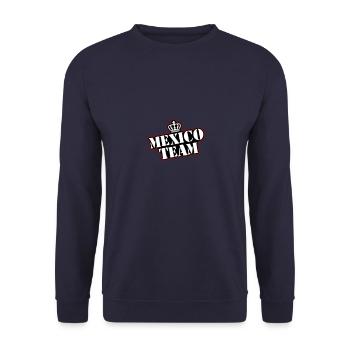 Mexico Team - Unisex Sweatshirt - navy - Front - Alina (178cm) & Michal (187cm)
