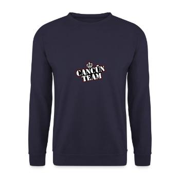 Cancun Team - Unisex Sweatshirt - navy - Front - Alina (178cm) & Michal (187cm)
