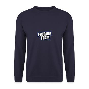 Florida Team Reisen Urlaub - Unisex Pullover - Navy - Vorne - Alina (178cm) & Michal (187cm)