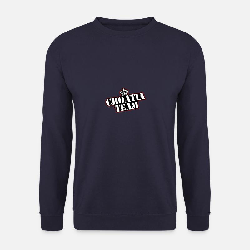 Croatia Team - Unisex Pullover - Navy
