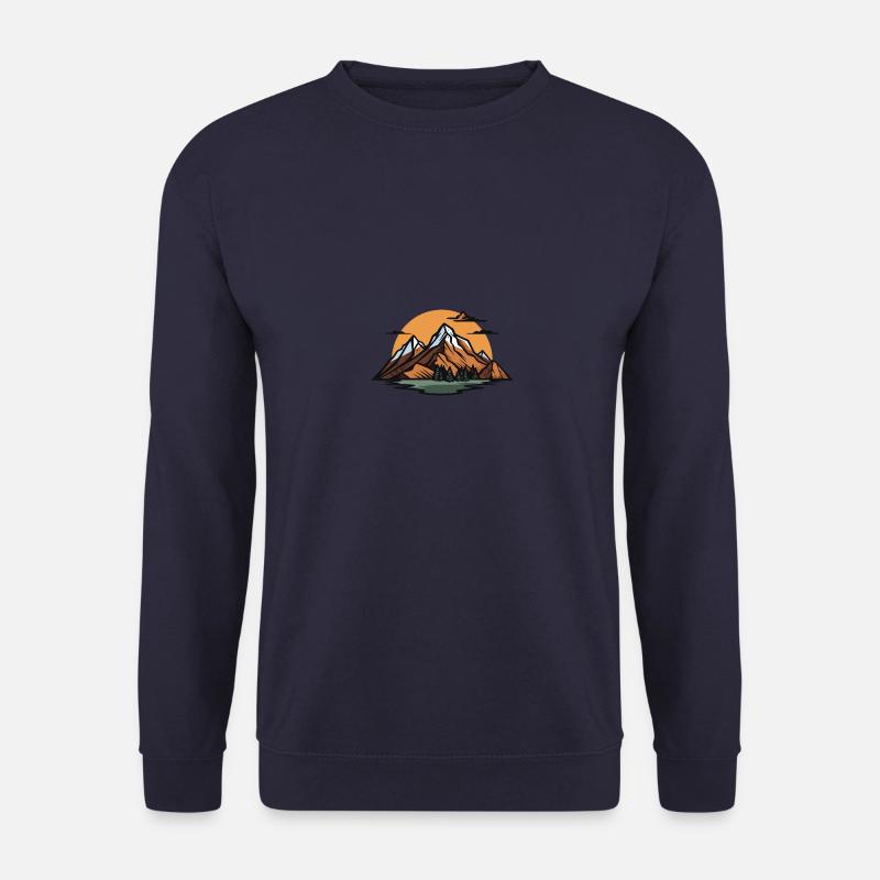 Berge Natur Landschaft - Unisex Pullover - Navy