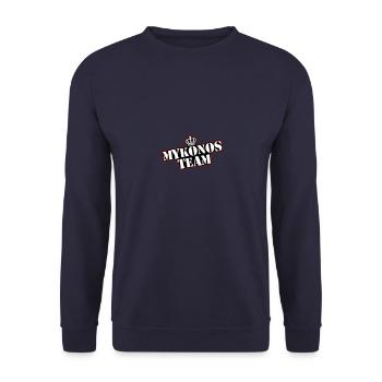Mykonos Team - Unisex Sweatshirt - navy - Front - Alina (178cm) & Michal (187cm)