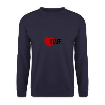 Cœur du personnel - Sweat-shirt Unisexe - marine - Devant - Alina (178cm) & Michal (187cm)