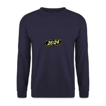 2024 Symbol - Unisex Pullover - Navy - Vorne - Alina (178cm) & Michal (187cm)