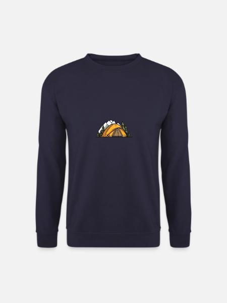 Camping Tent Outdoor - Unisex Sweatshirt - navy