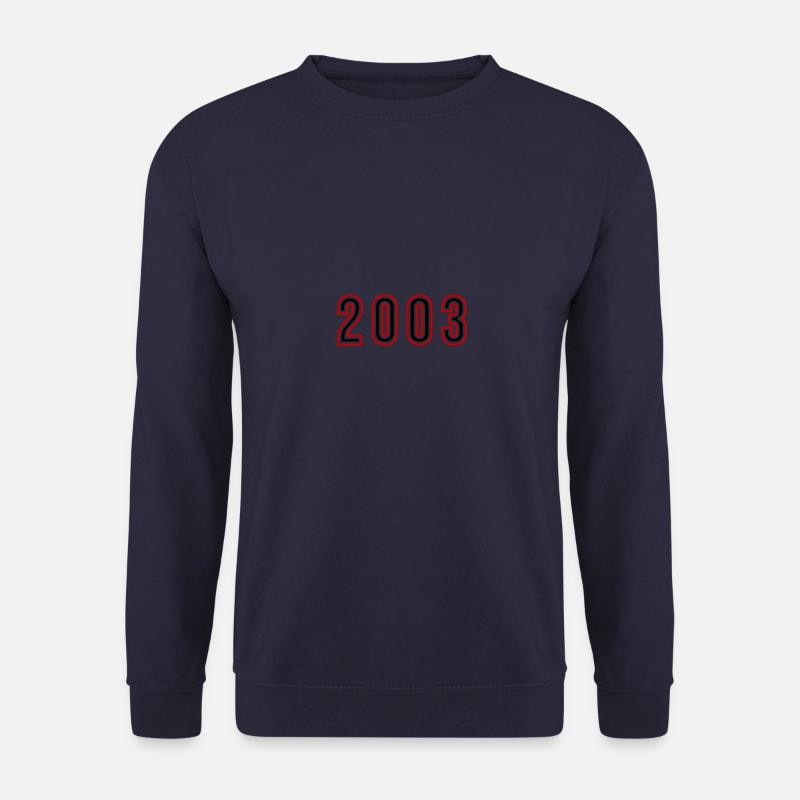 2003 Year Number - Unisex Sweatshirt - navy