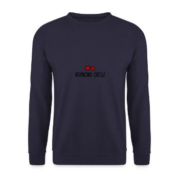 Cœur de l’équipe dansante - Sweat-shirt Unisexe - marine - Devant - Alina (178cm) & Michal (187cm)