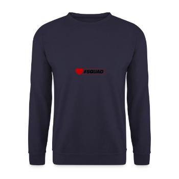 Squad Herz - Unisex Pullover - Navy - Vorne - Alina (178cm) & Michal (187cm)