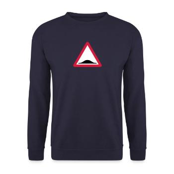 Triangle panel back donkey 209 - Unisex Sweatshirt - navy - Front - Alina (178cm) & Michal (187cm)