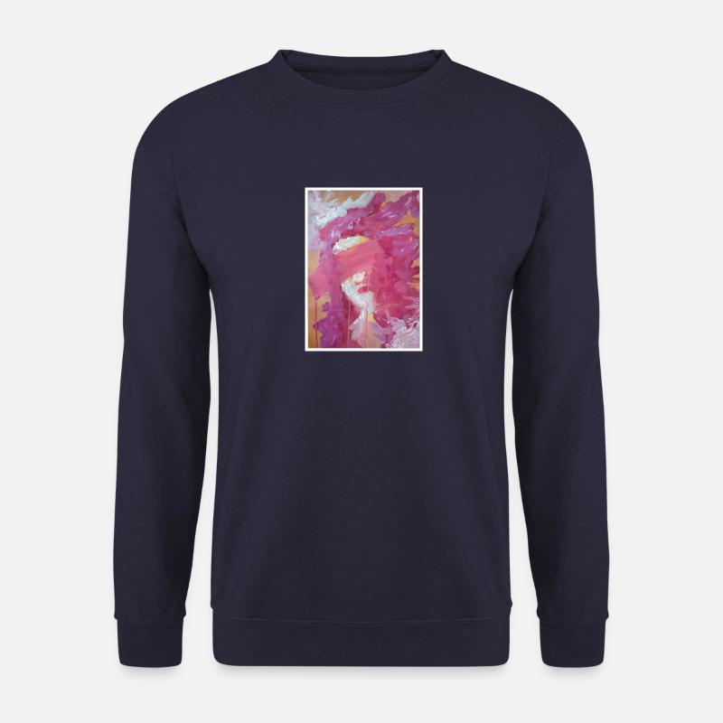 Original Kunstdruck "Suffering" - Unisex Pullover - Navy