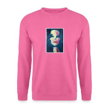 Gravure d'art originale "Marina" - Sweat-shirt Unisexe - rose - Devant