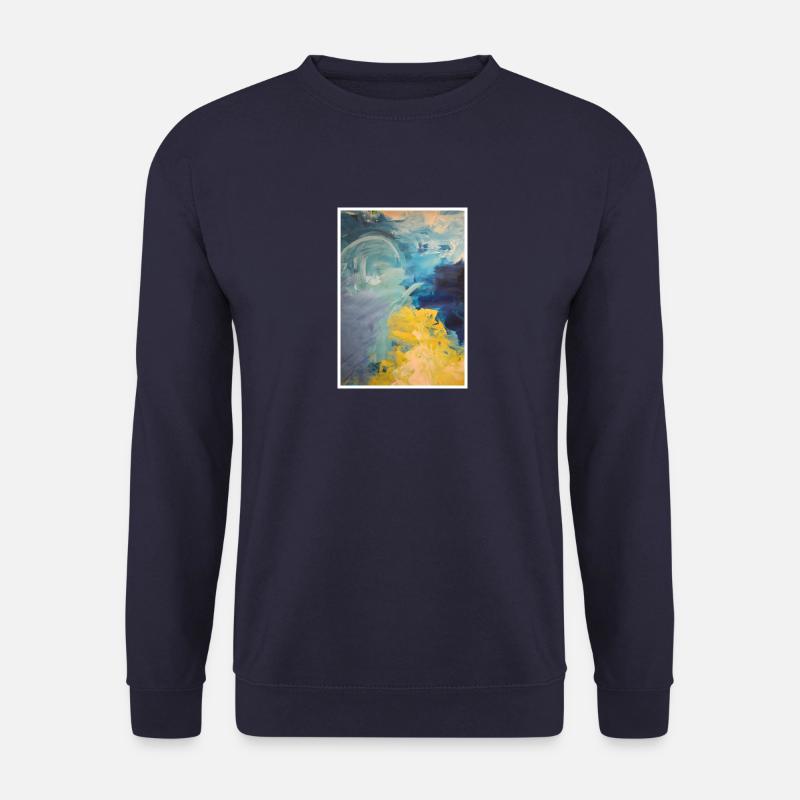Copie d'art originale "Kampf" - Sweat-shirt Unisexe - marine