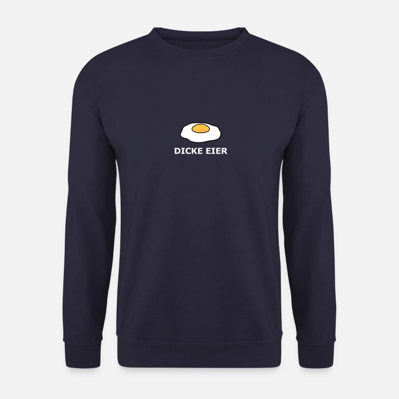 Spiegelei - Frühstück - Breakfast - Funny Design - Unisex Pullover - Navy
