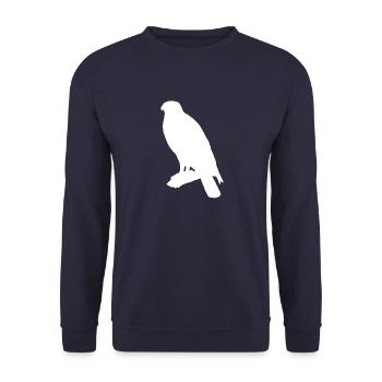 Fauconnerie Fauconnerie Fauconnier Fauconnier Fauconnier - Sweat-shirt Unisexe - marine - Devant - Alina (178cm) & Michal (187cm)