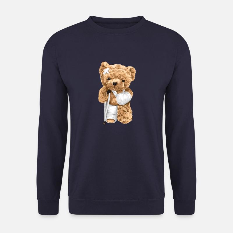 Verletztes Bärenjunges - Unisex Pullover - Navy